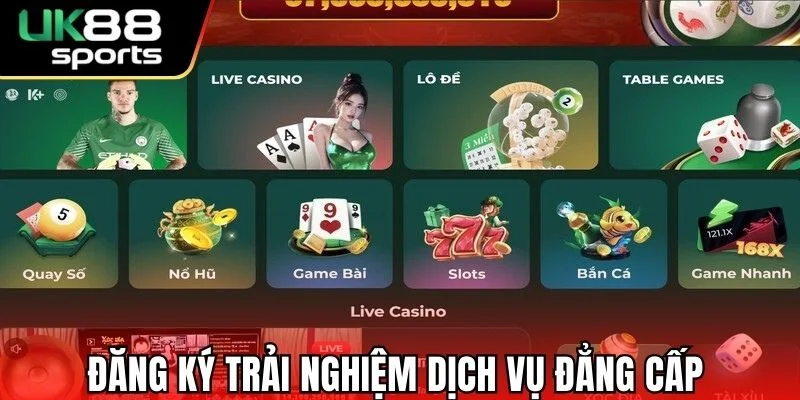Đăng ký tài khoản trải nghiệm dịch vụ đẳng cấp