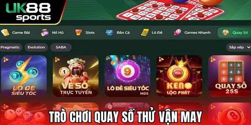 Trò chơi quay số thử vận may